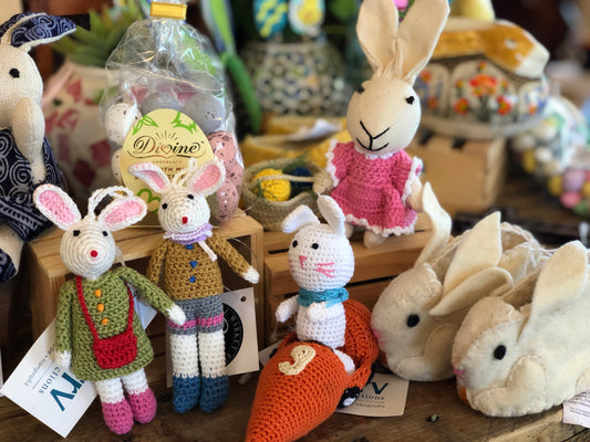 Crocheted Bunny Buddies - CJ Gift Shoppe