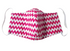 Pink Chevron Face Mask
