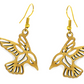 Tumbaga Gold Birds Drop Earrings - CJ Gift Shoppe