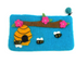 Blue Bee Felt Zipper Pouch