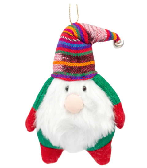 Festive Gnome Ornament - CJ Gift Shoppe