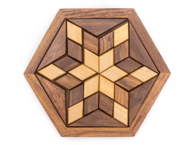 Wooden Star Puzzle - CJ Gift Shoppe