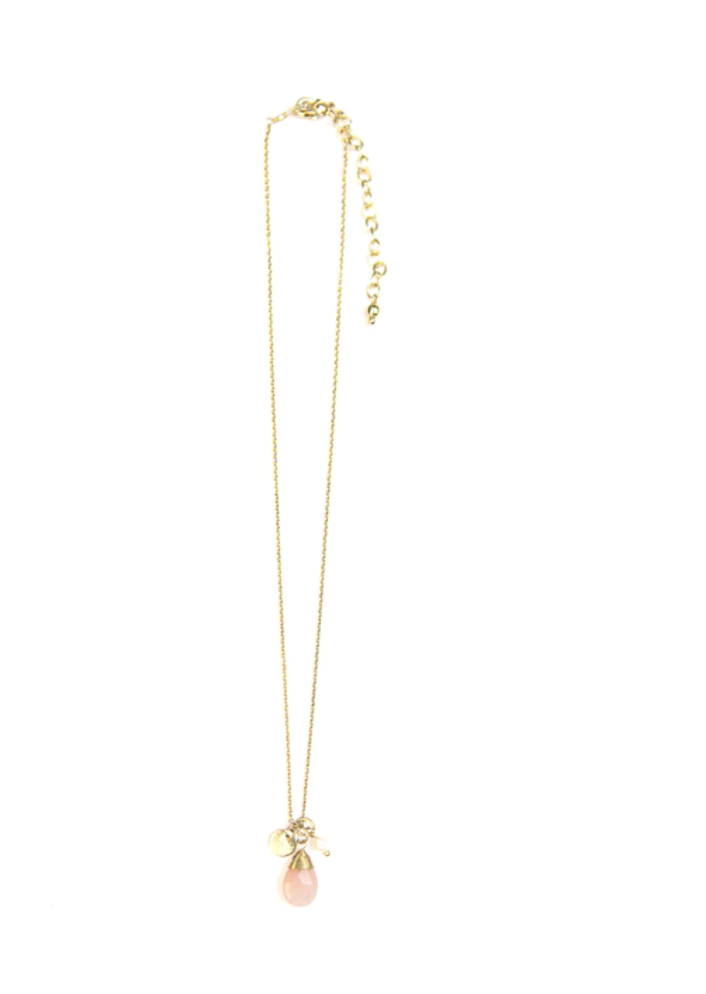 Tiny Treasures Necklace-Brass - CJ Gift Shoppe