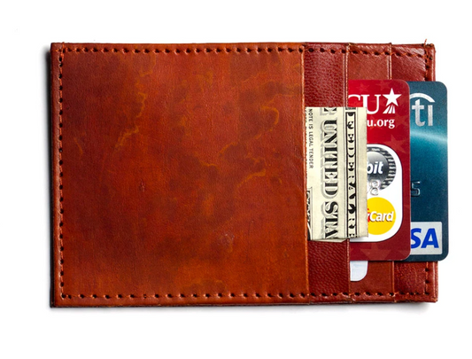 Compact Leather Wallet - CJ Gift Shoppe