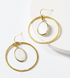 Dhavala Pearl Hoop Earrings