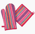Pink Capsule Oven Mitt & Pot Holder Set