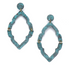 Nihira Ashram Teal Window Earrings