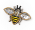 Bala Mani Beaded Brooch - Bee