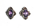 Sterling Silver Stud Earrings with Semi Precious Stone
