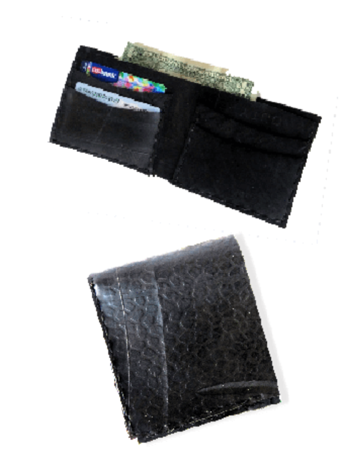 Recycled Tire Wallet - CJ Gift Shoppe