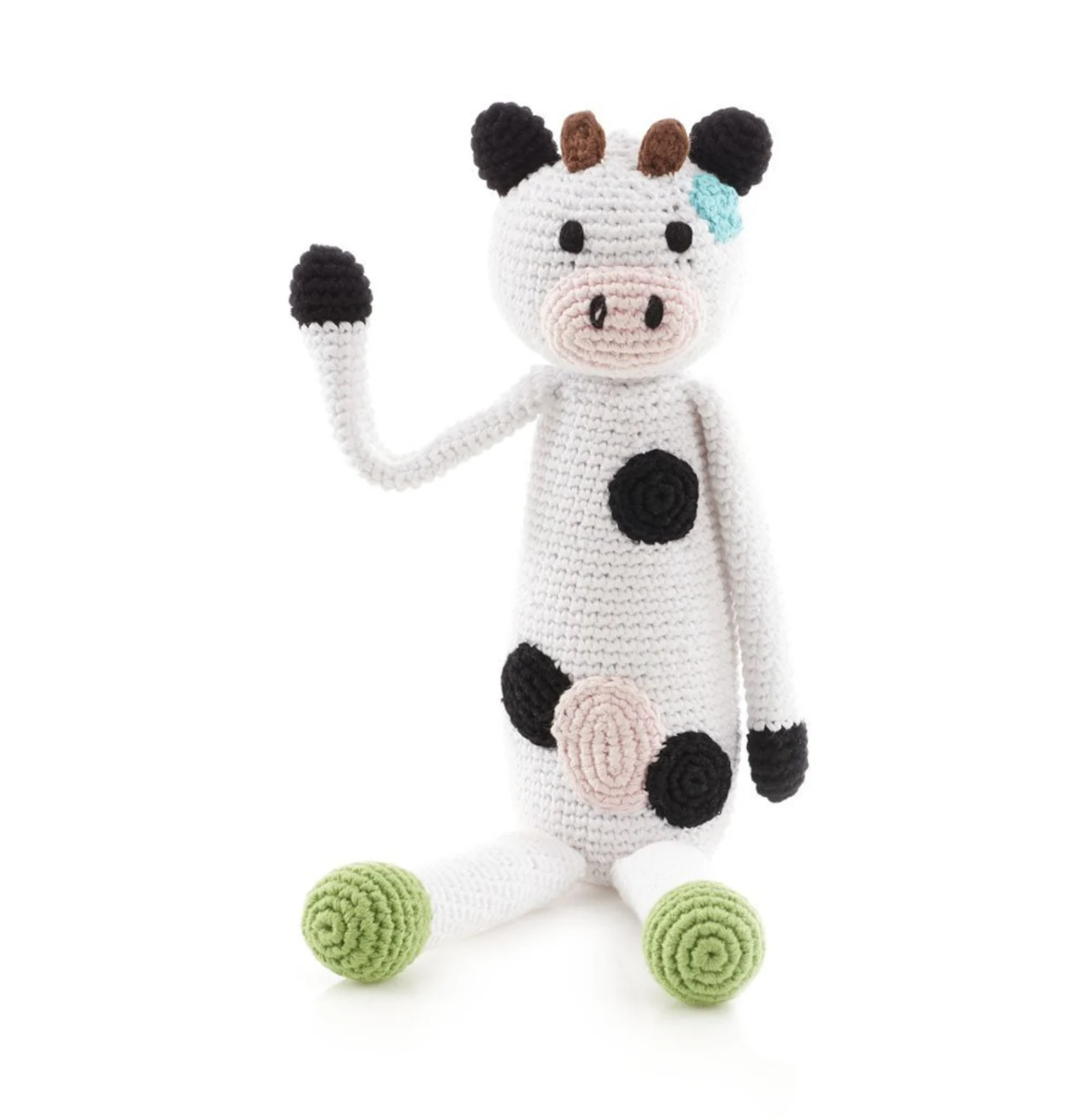 Organic Cow Rattle Toy - CJ Gift Shoppe