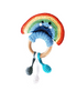 Rainbow Teething Ring Rattle