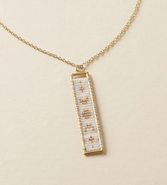 Adiya Woven Necklace - Lunar Light - CJ Gift Shoppe