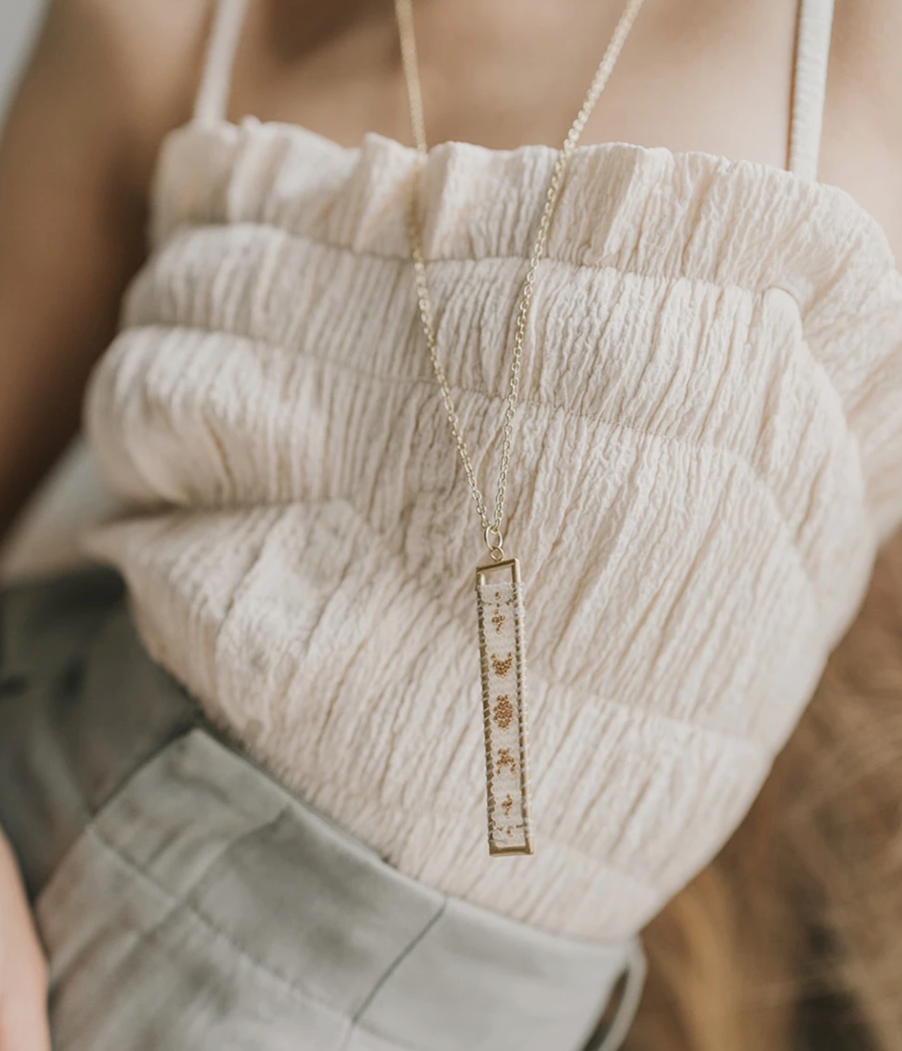 Adiya Woven Necklace - Lunar Light - CJ Gift Shoppe
