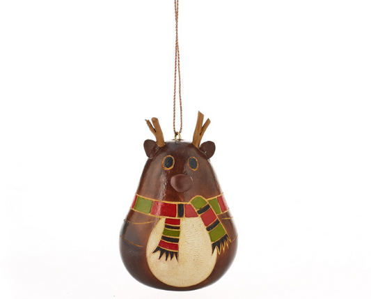 Little Antler Reindeer Gourd Ornament - CJ Gift Shoppe