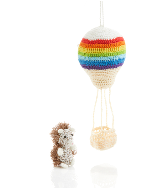 Aeronut Hedgehog Crocheted Ornament - CJ Gift Shoppe