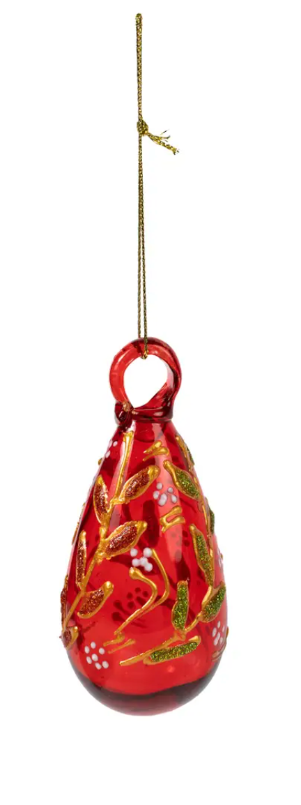 Firelight Glass Ornament - CJ Gift Shoppe