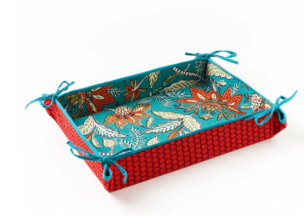Reversible Cotton Travel Tray - Rectangle (Large) - CJ Gift Shoppe