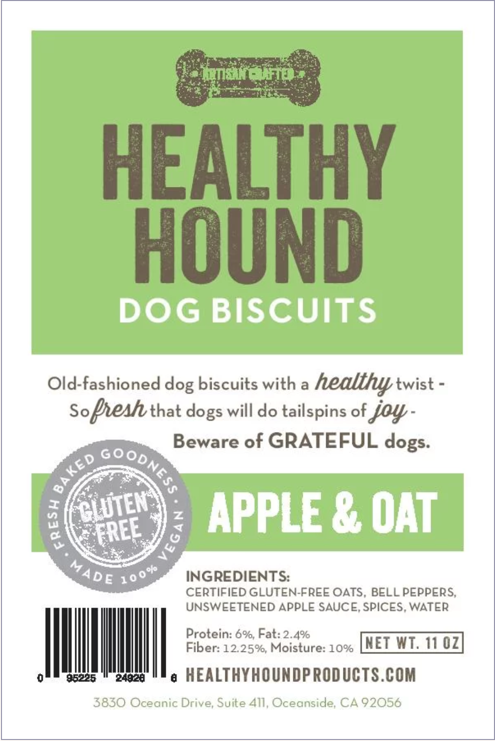 Healthy Hound Dog Biscuits - CJ Gift Shoppe