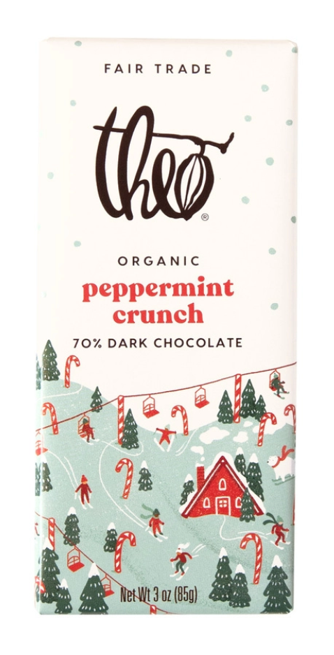 Theo Chocolate Peppermint Crunch - CJ Gift Shoppe