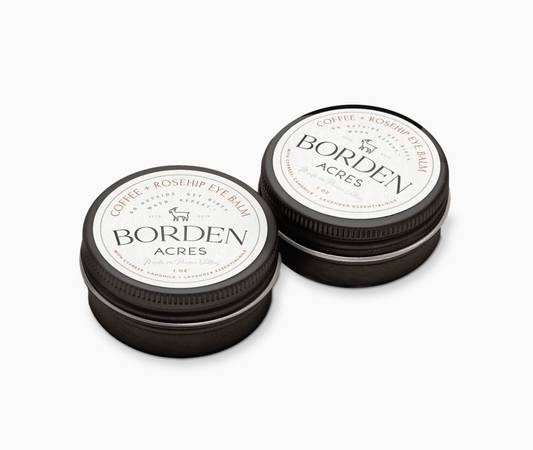 Borden Acres Coffee + Rosehip Eye Balm 1oz - CJ Gift Shoppe