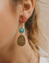Jatasya Coin Drop Earrings