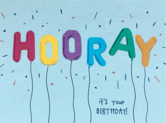 Hooray Balloon Birthday - CJ Gift Shoppe