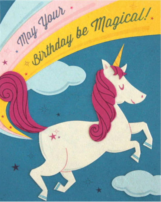 Unicorn Birthday Card - CJ Gift Shoppe