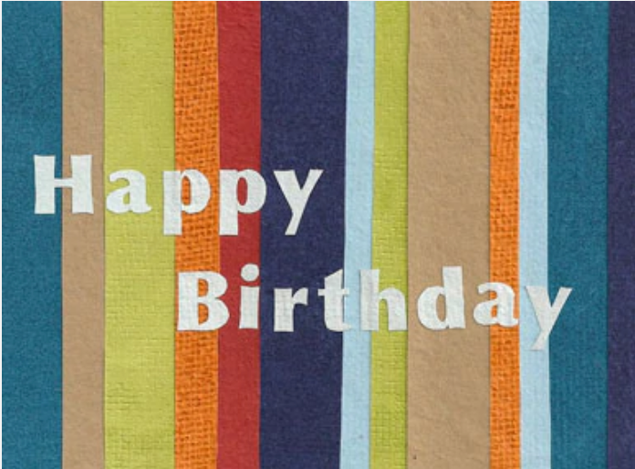 Striped Birthday - CJ Gift Shoppe