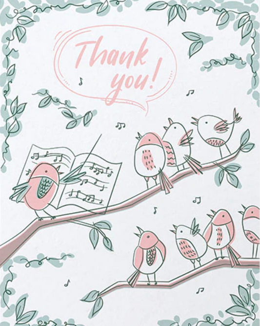 Thank you Bird Chorus - CJ Gift Shoppe