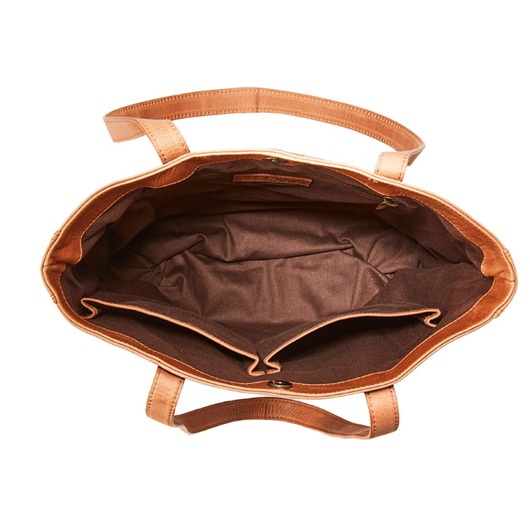 Taraka Leather Tote Bag