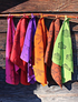 Colorful Blockprint Dishtowel