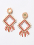 Chelsea Rose Beaded Earrings