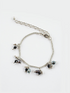Gracie Beaded Bracelet Silver