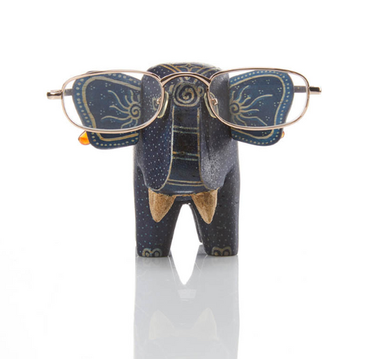 Batik Elephant Eyeglass Holder