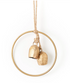 Aarunya Round Rustic Bell Chime - Small