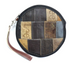 Jean Patch Round Wristlet Bag