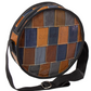 Jean Patch Round Shoulder Bag-Blue Hues