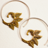 Swirling Tea Leaves Earrings
