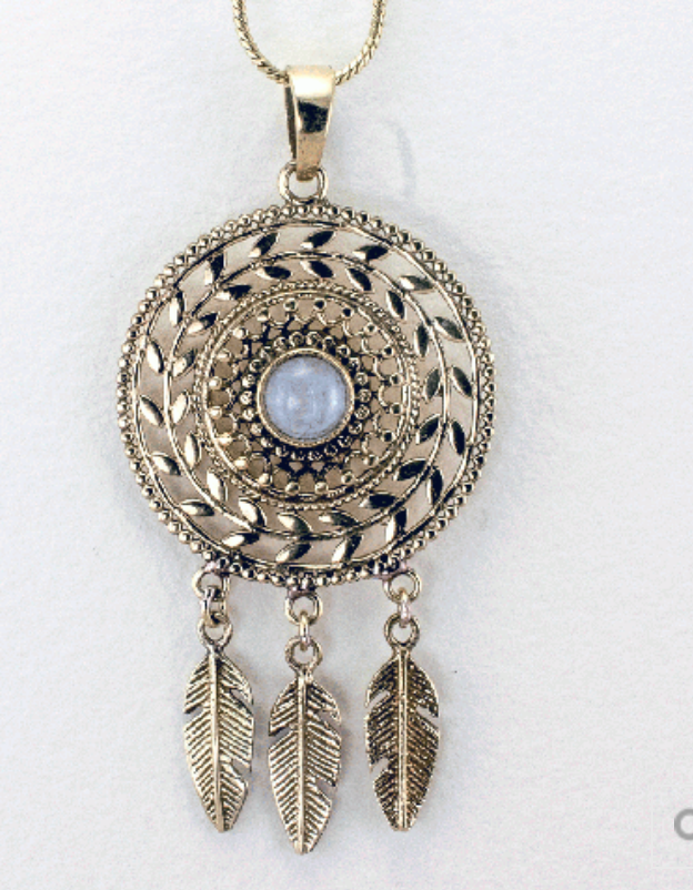 Mandala Dreamcatcher Necklace - CJ Gift Shoppe