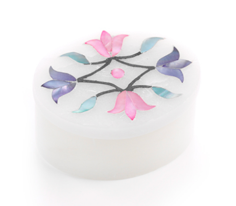 Spring Flowers Inlay Box - CJ Gift Shoppe