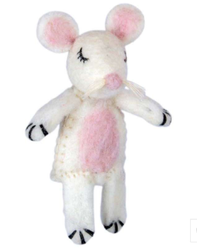 Finger Puppet-Molly the Mouse - CJ Gift Shoppe