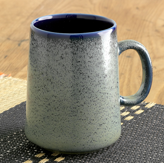 Tall Farmhouse Mug-Speckled Sage - CJ Gift Shoppe