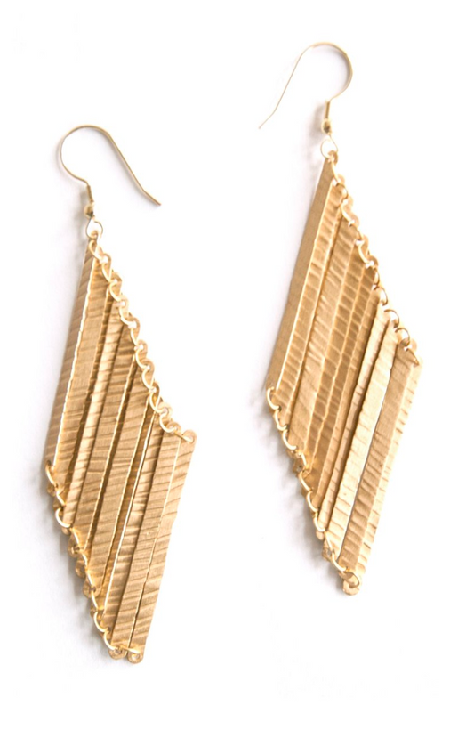 Layered Lines Earrings - CJ Gift Shoppe