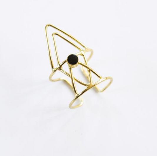 Hex Triangle Ring - CJ Gift Shoppe