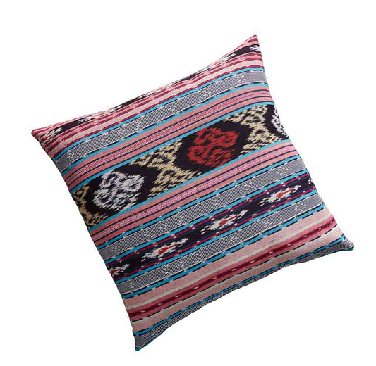 Ikat Dobi Square Pillow - CJ Gift Shoppe