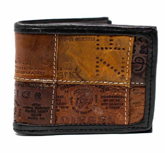 Leather Patches Wallet - CJ Gift Shoppe