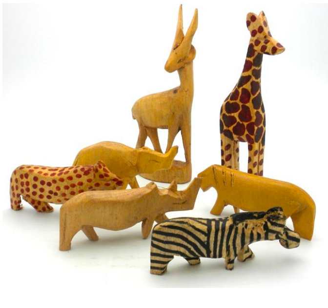 Miniture Wood Animal Set - CJ Gift Shoppe