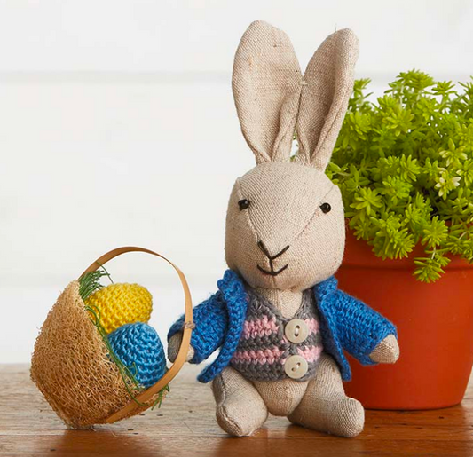 Crocheted Gentleman Bunny - CJ Gift Shoppe