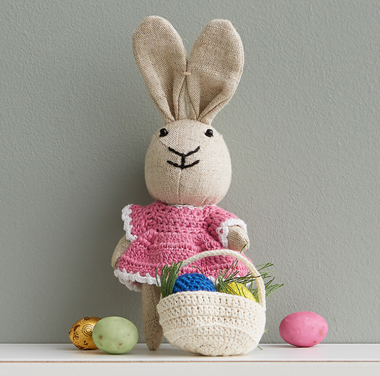 Crocheted Miss Bunny - CJ Gift Shoppe